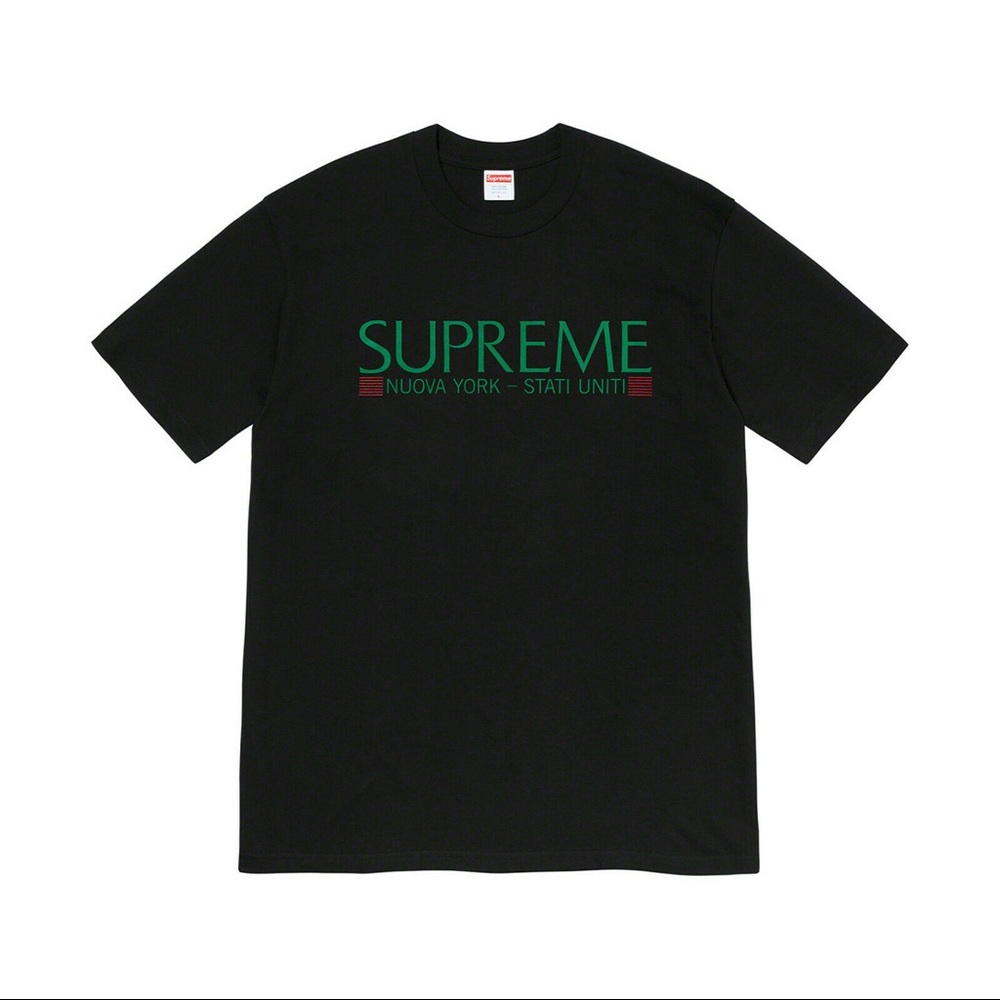 Supreme Nuova York Tee Black